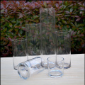 Haonai glass hot sale! clear glass candle cup